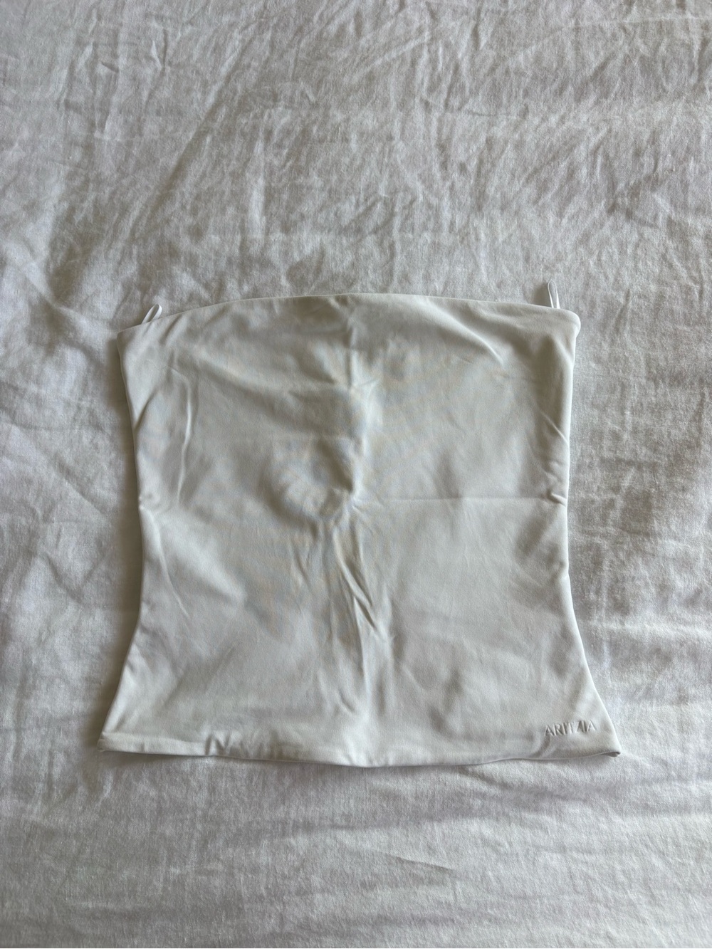 Aritzia White Strapless Tube Top